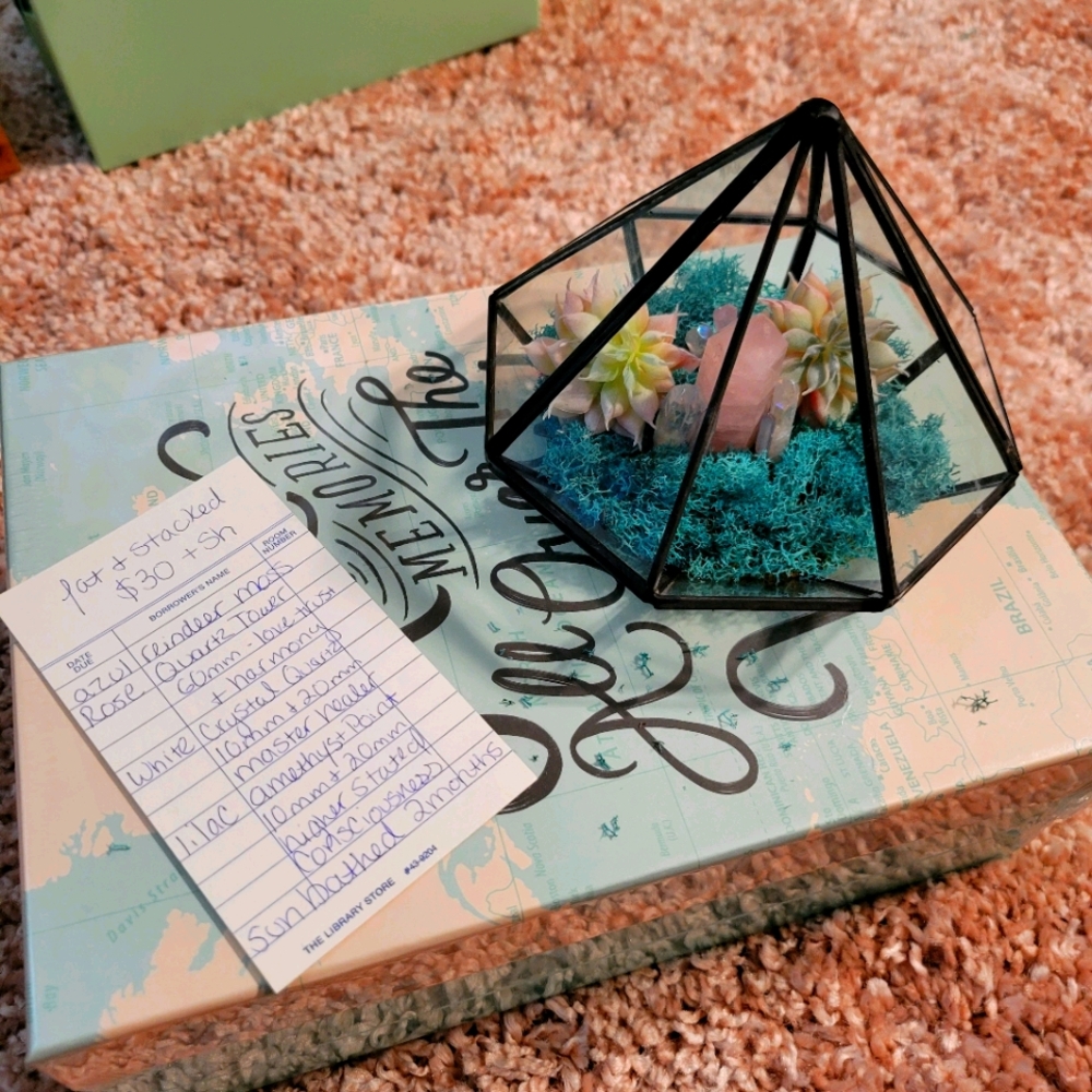 Crystal terrarium